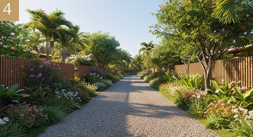 Jardins com paisagismo nativo